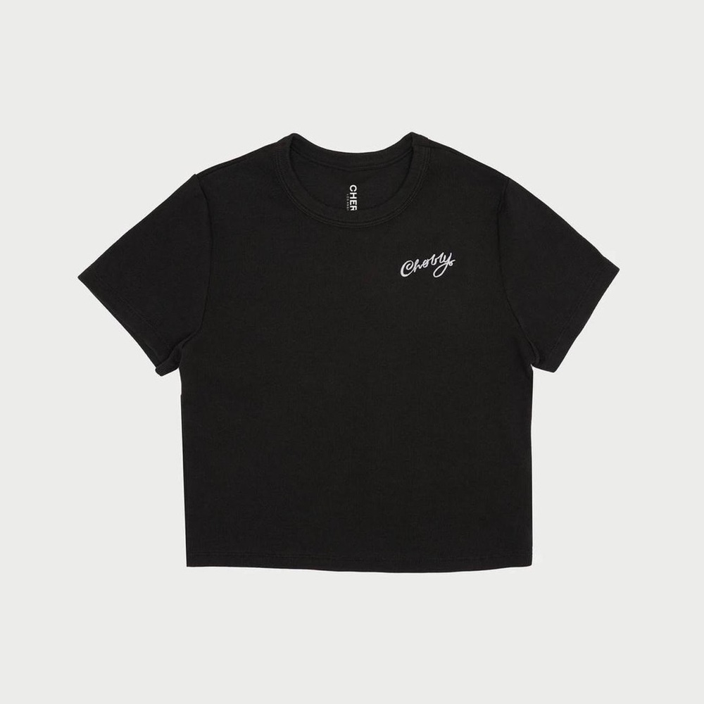 CHERRY LA classic rib baby tee
